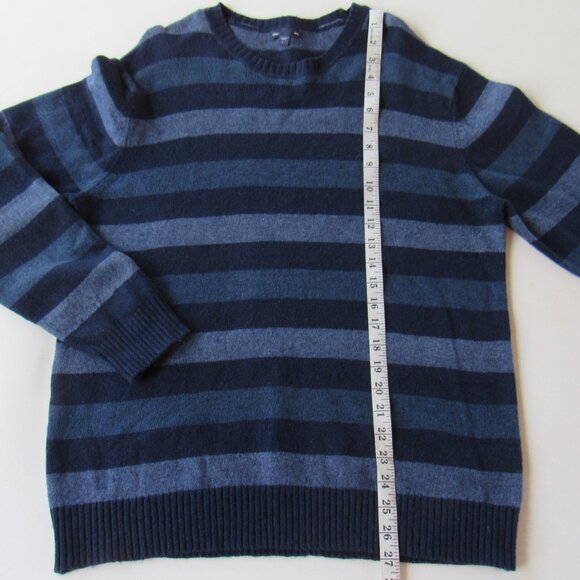 GAP Men's Classic Striped Pattern Crewneck Soft Knit Pullover Sweater Size L - Picture 6 of 7